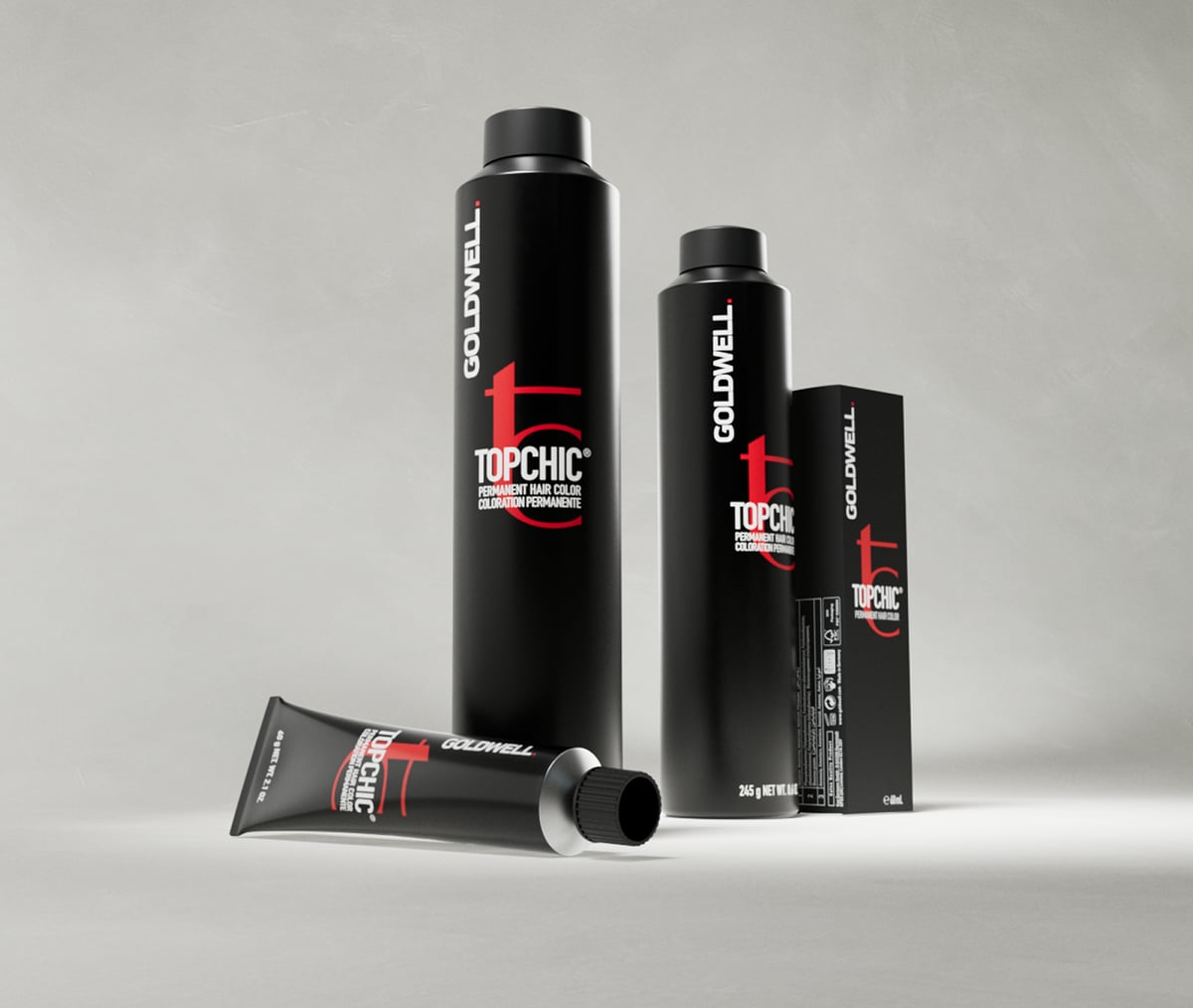 Goldwell Topchic permanent color range